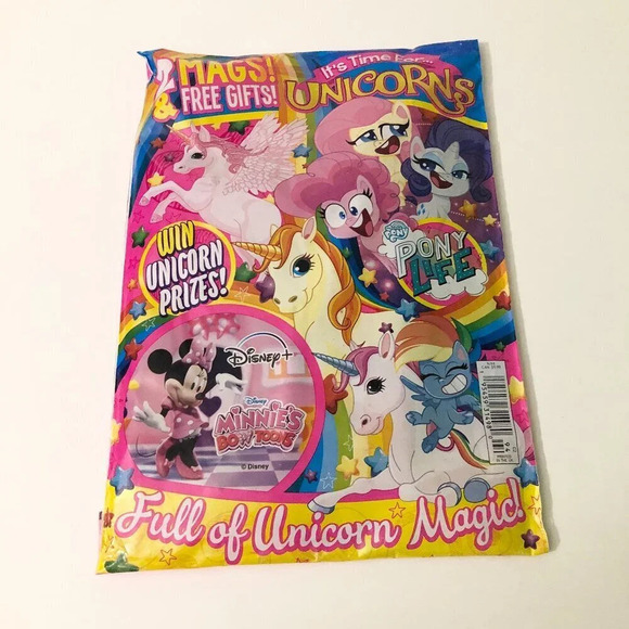 Its Time For Unicorns Surprise Pack Magazines My Little  Pony Minnie Mouse - Picture 1 of 12